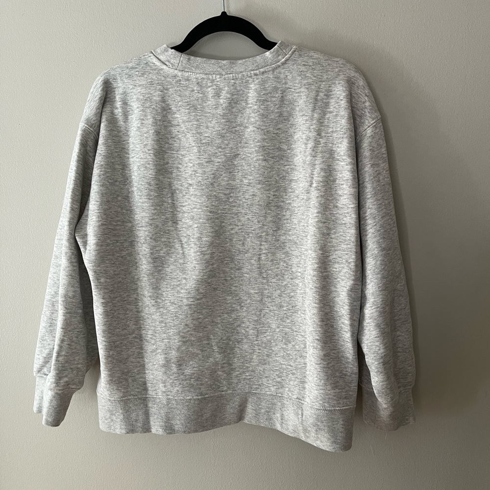 Fabletics Small Light Grey Sweatshirt - image 2